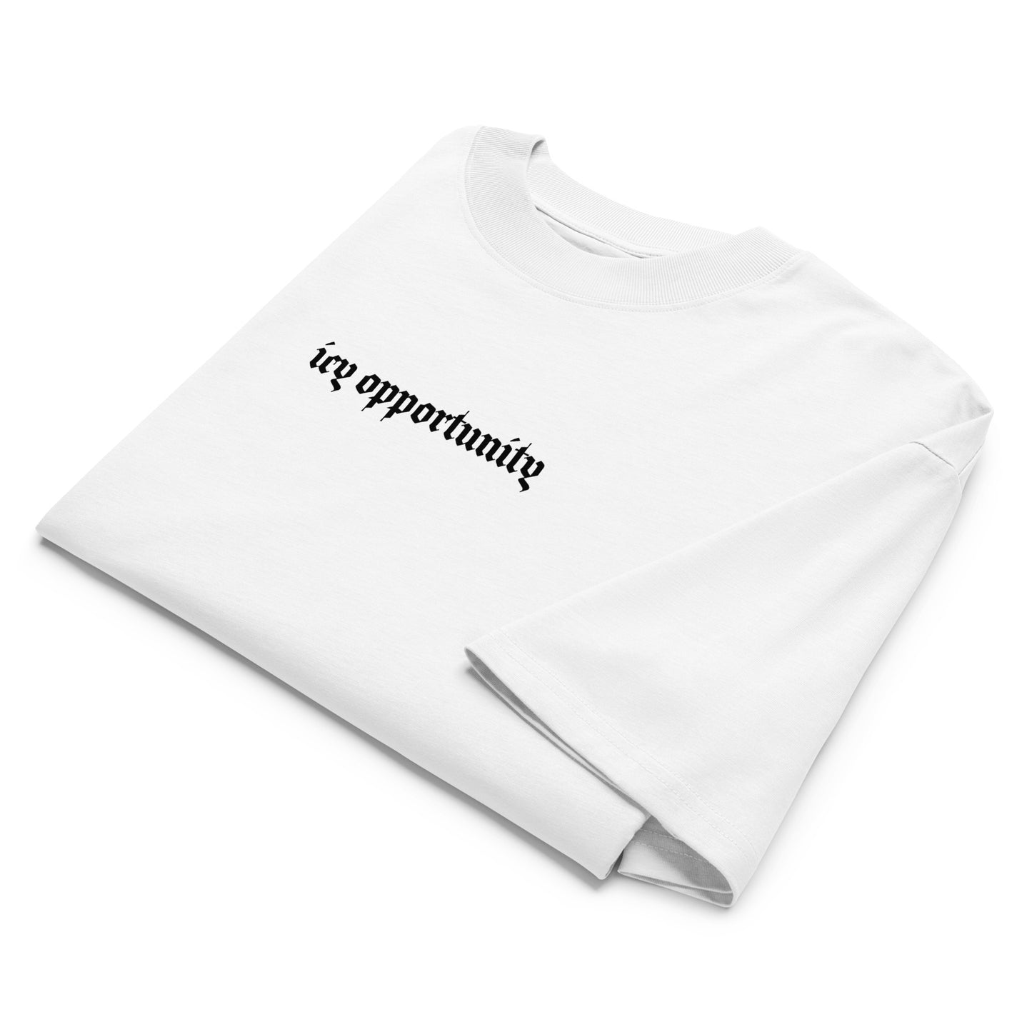 Icy Oversized High Neck T-Shirt