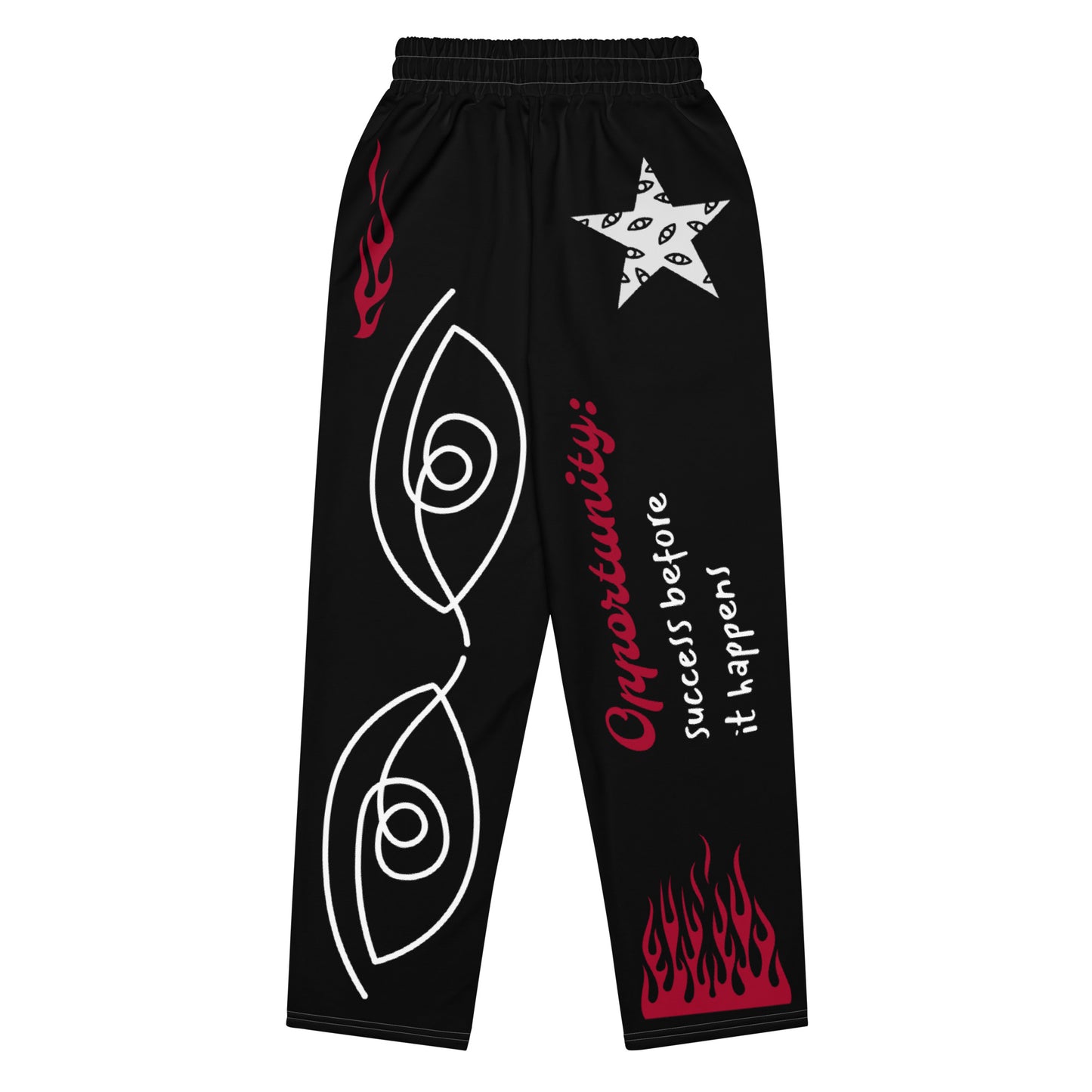 Icy Wide-Leg Joggers