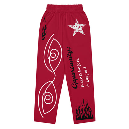 Icy Wide-Leg Joggers