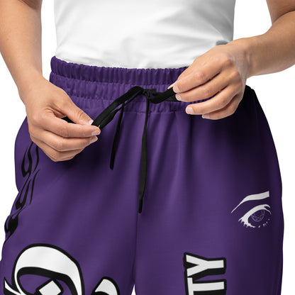 Icy Wide-Leg Joggers