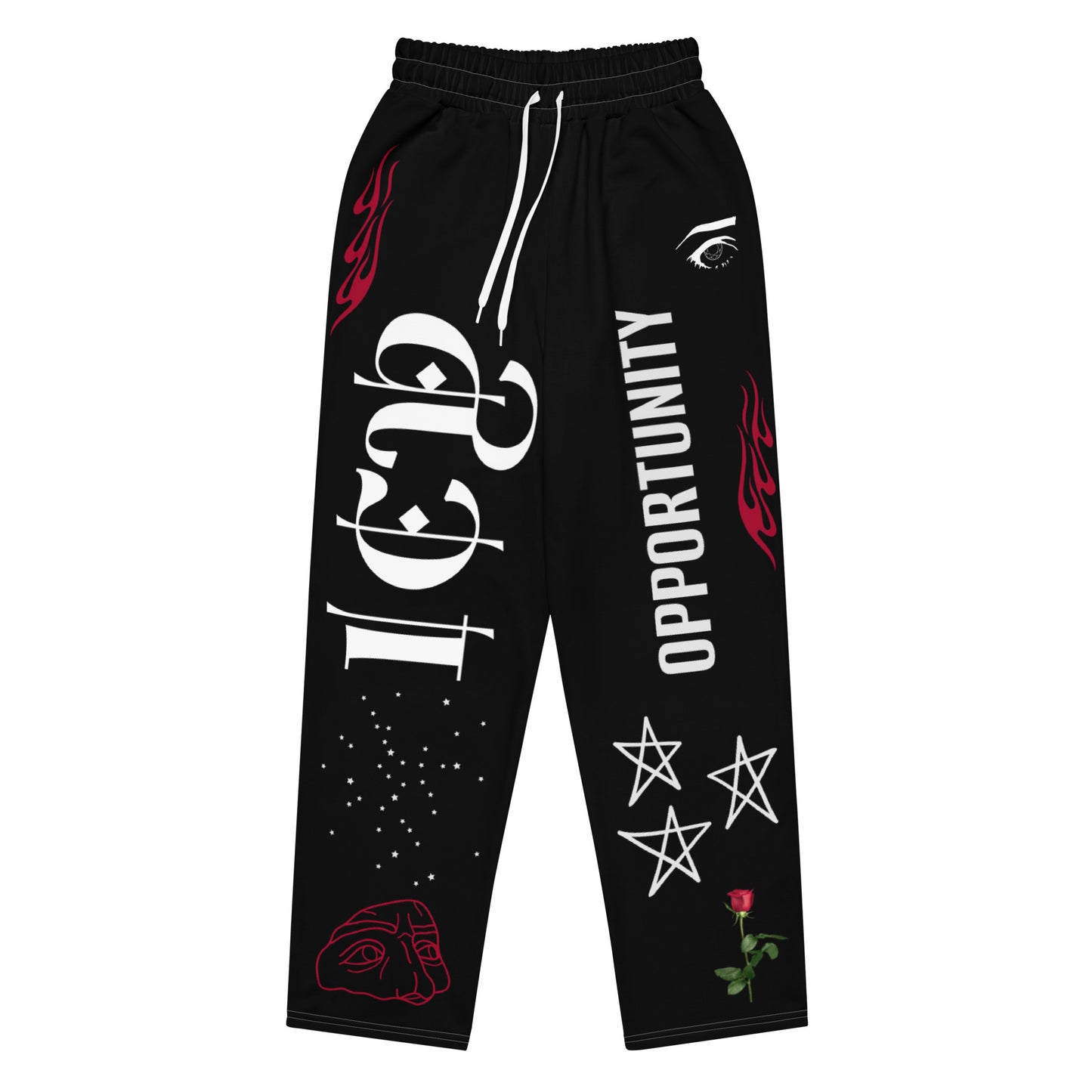 Icy Wide-Leg Joggers