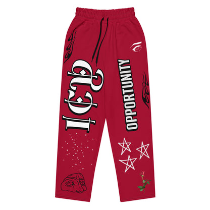 Icy Wide-Leg Joggers
