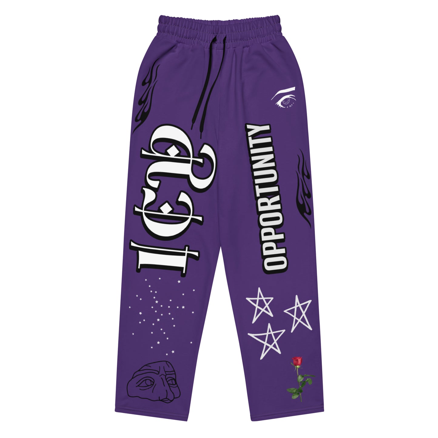 Icy Wide-Leg Joggers