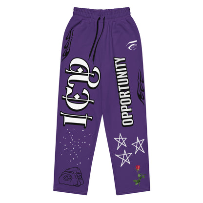 Icy Wide-Leg Joggers