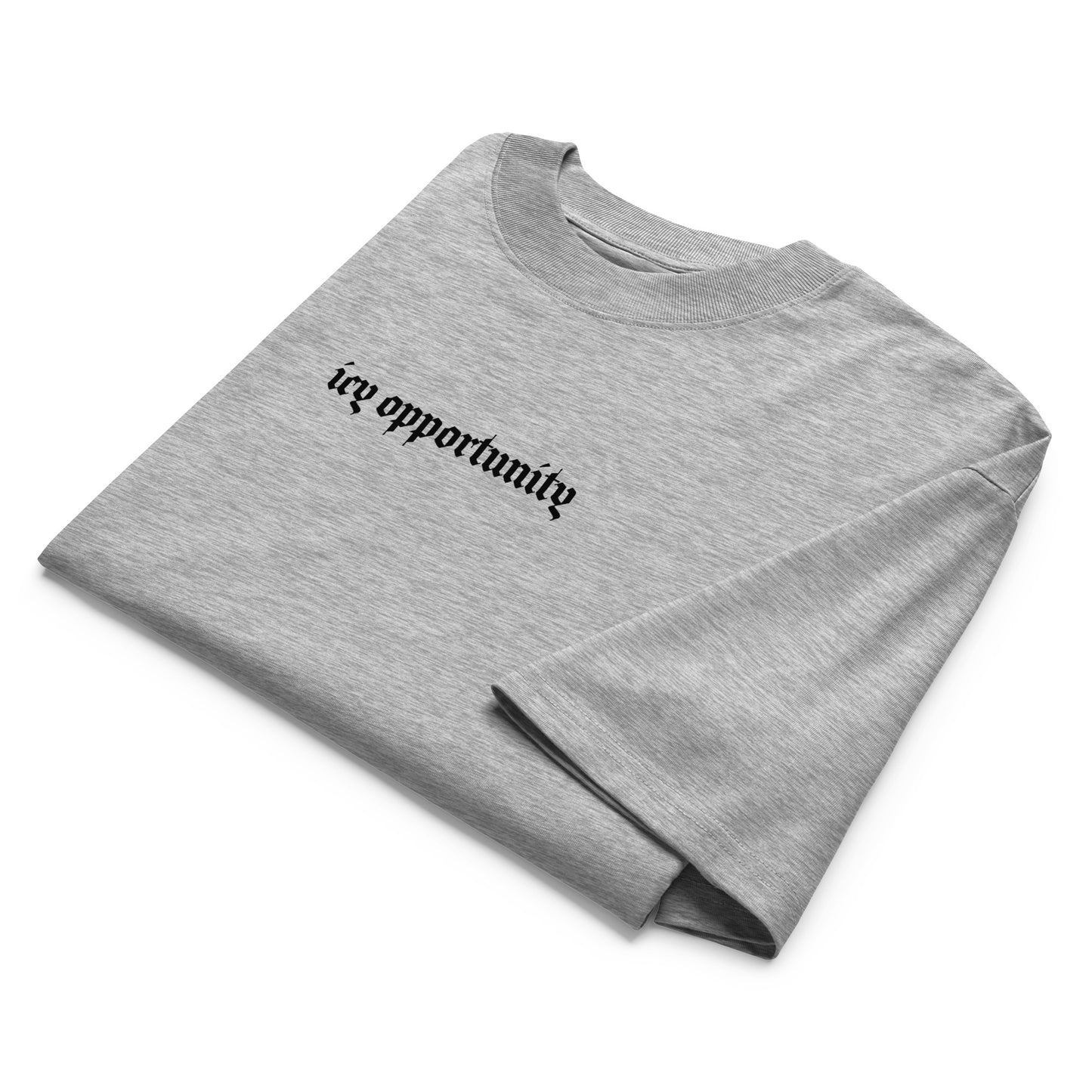 Icy Oversized High Neck T-Shirt
